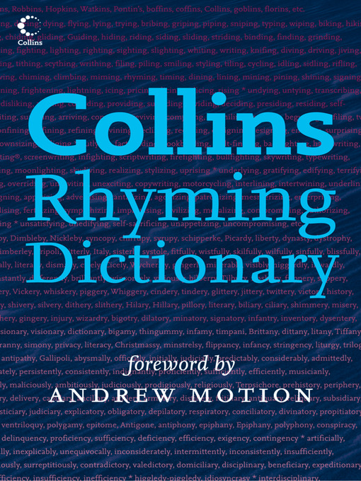 Title details for Collins Rhyming Dictionary by Rosalind Fergusson - Available